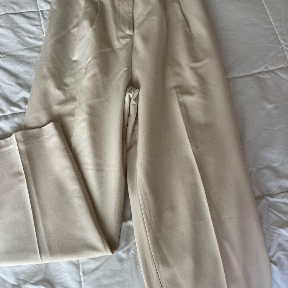 Lulu's Cream Short Sleeve Pantsuit - Picture 5 of 6